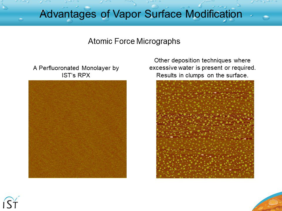 IST Advantages of Vapor Surface Modification