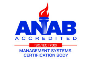 ANAB accredited ISO/IEC 17021 logo
